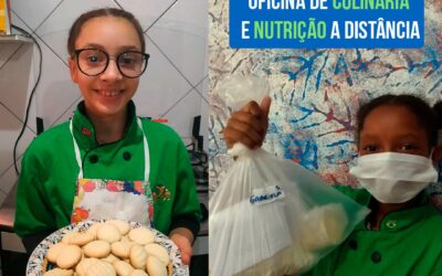 O projeto Nutri-Ação da Rede Cultural Beija-Flor lança sua oficina de biscoito a base de manteiga