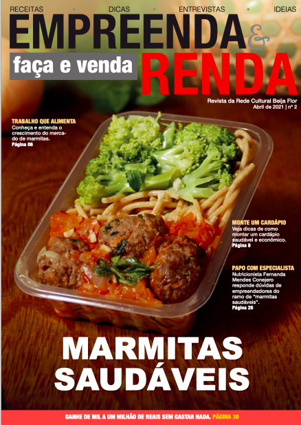 A RCBF lança a segunda edição da Revista Empreenda & Renda, focada no mercado das marmitas