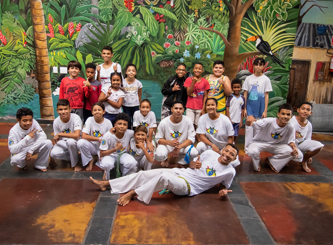 Capoeira na Rede Cultural Beija-Flor