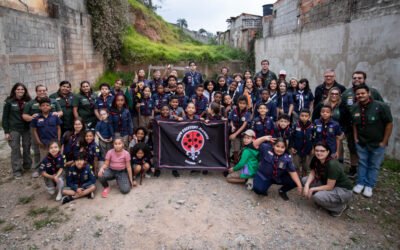 Beija-Flor celebra dois anos do Grupo Escoteiro Joaninha e reafirma parceria